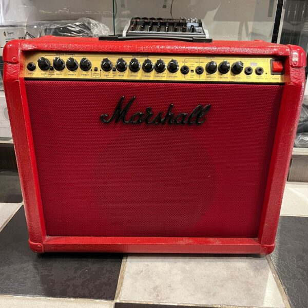 Amplificador De Guitarra Marshall Valvestate 8080 80w custom red(Usado) - Image 4